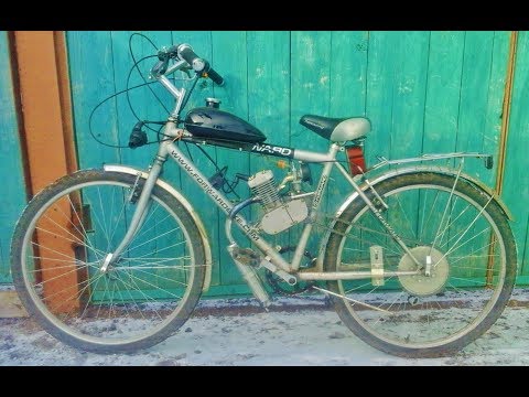 Видео: самостоятельная установка веломотора f50 на велосипед для новичков