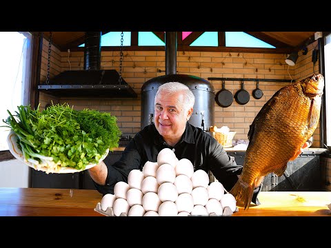 Видео: ОМЛЕТ с РЫБОЙ и ЗЕЛЕНЬЮ по-АЗЕРБАЙДЖАНСКИ. ENG SUB