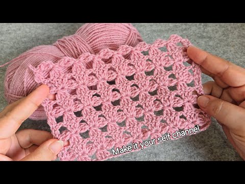 Видео: Как связать прямоугольную шаль крючком просто и быстро, а результат замечательный.