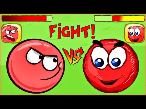 Видео: Red Ball 3 vs Red Ball 4 - Битва Красных Шариков ! Веселая игра   !