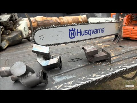 Видео: Глушитель бензопилы вылетел, производительность улучшилась