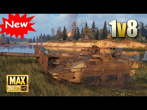 Видео: Strv 107-12: Профессиональный игрок в одиночку против 7 или 8 танков - World of Tanks