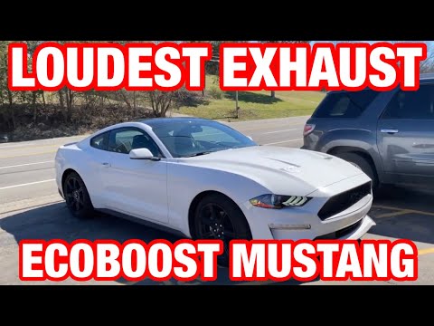 Видео: 5 самых громких настроек выхлопада для FORD MUSTANG ECOBOOST TURBO!