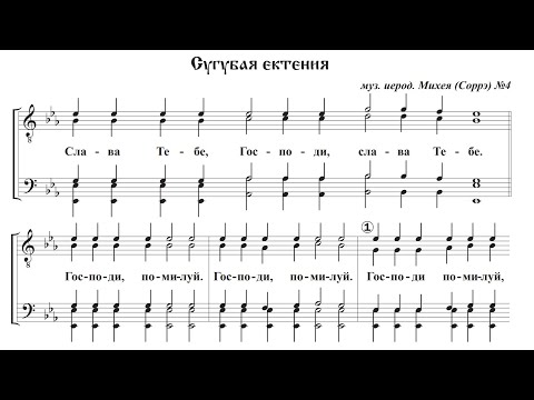 Видео: иеродиакон Михей (Соррэ) Сугубая, Заупокойная, Малые ектении