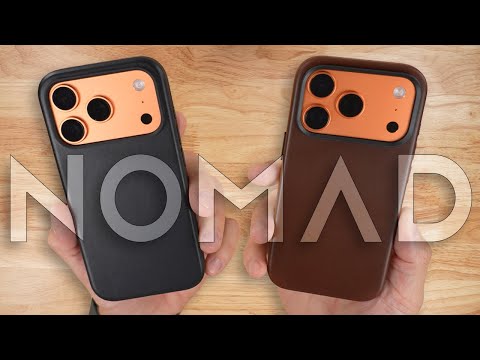Видео: Современные и традиционные кожаные чехлы Nomad для iPhone 17 Pro