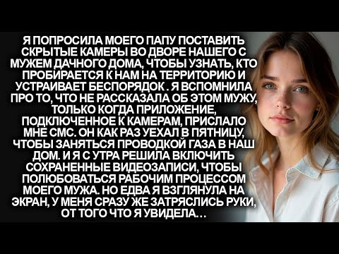 Видео: Я забыла предупредить мужа о том, что мой отец поставил камеры на нашей даче. Но когда я включила…