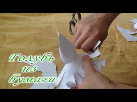 Видео: Голубь 🕊из бумаги✂️ #рек #избумаги #идея