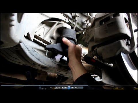 Видео: Замена левой подушки двигателя на АКПП на Toyota Harrier Тойота Харриер 2003 года