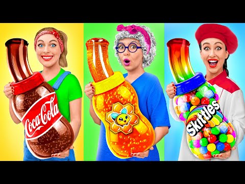 Видео: Кулинарный Челлендж: Я против Бабушки | Сумасшедший челлендж от Multi DO Challenge