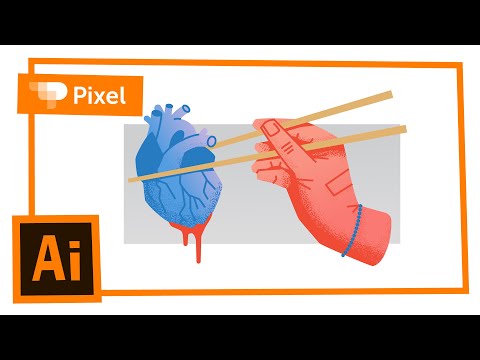 Видео: Рисуем повелителя сердец в Adobe Illustrator | уроки для новичков