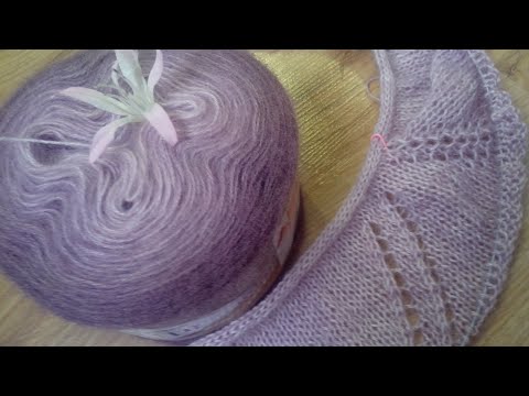 Видео: Вязание из Alize angora gold ombre batik/ часть 1