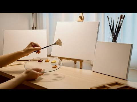 Видео: 3 уютных зимних пейзажа ❄️ | Простая и красивая акриловая живопись для начинающих