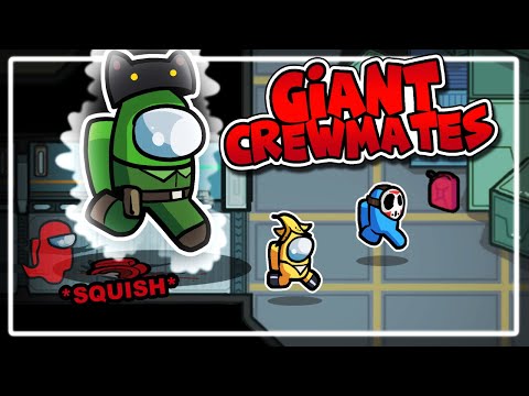 Видео: ГИГАНТСКИЕ САМОЗВАНЦЫ МОГУТ НАС РАЗДАВИТЬ! - Among Us (мод «Ведьма»)