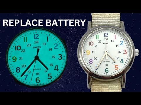 Видео: Как заменить батарею в часах Timex Indiglo