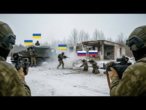 Видео: Украинский снайпер останавливает наступление