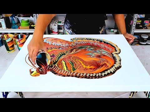 Видео: Я НЕ думал, что эти цвета подойдут, но они работают! - Акриловая живопись