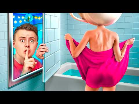 Видео: Мы Построили 3 Секретные Комнаты, чтобы Следить за Балериной Капучино!