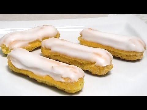 Видео: Вкуснее ЭКЛЕРОВ только ЭКЛЕРЫ. Заварные пирожные./Custard cakes eclairs