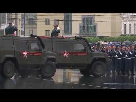 Видео: Парад в День Победы в Ставрополе