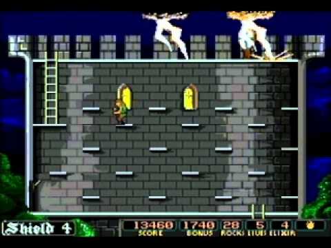Видео: Прохождение Dark Castle. Часть 1