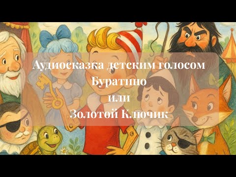 Видео: Аудиосказка «Буратино» (А. Толстой) — волшебная история для детей перед сном.