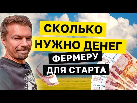 Видео: СКОЛЬКО НУЖНО ДЕНЕГ для старта В СЕЛЬСКОМ ХОЗЯЙСТВЕ. С чего начать в КФХ. Ферма с нуля