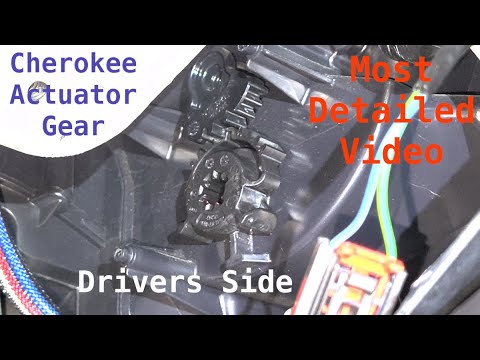 Видео: Замена привода со стороны водителя на Jeep Grand Cherokee 2012, замена кулачковой шестерни 682148...