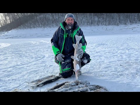 Видео: Встречаем 2025 на рыбалке. Ловля щуки на жерлицы.