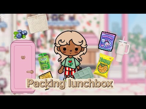 Видео: Toca world — упаковка ланч-бокса для моих детей🥑🍓🥐🥣