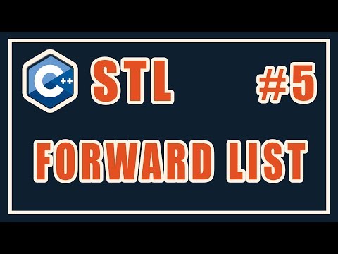 Видео: forward list stl c++ | Библиотека стандартных шаблонов (stl) | Уроки | C++ | #5