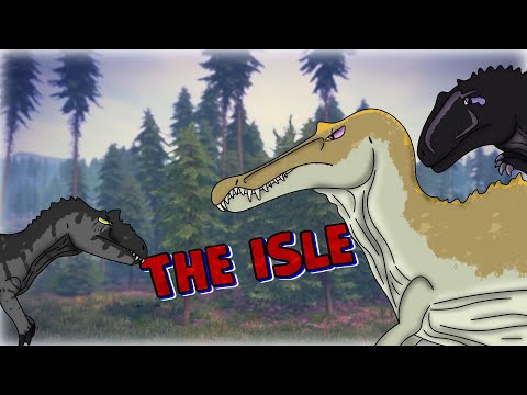 Видео: THE ISLE - Аллозавр пытается оттяпать кусок Акро!