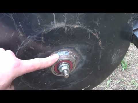 Видео: дисковый окучник на промподшипниках