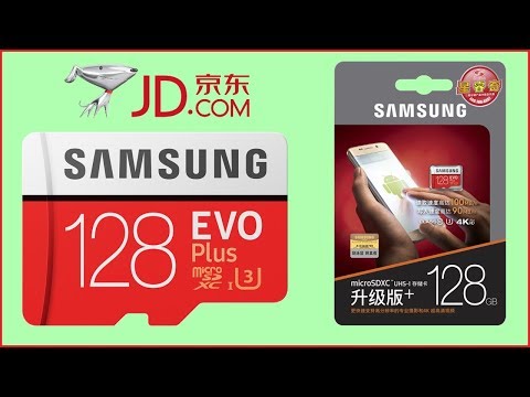 Видео: ✅ОРИГИНАЛЬНАЯ КАРТА ПАМЯТИ 💾SAMSUNG EVO PLUS 128Gb ВСЕГО  ЗА 40$💰ПОСЫЛКА С JD.C