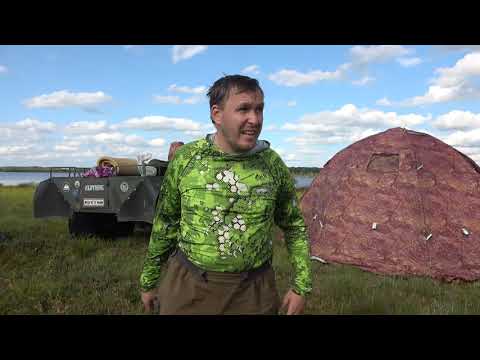 Видео: Первый выкат на вездеходе 3.1 Рыбалка, охота, палатка.