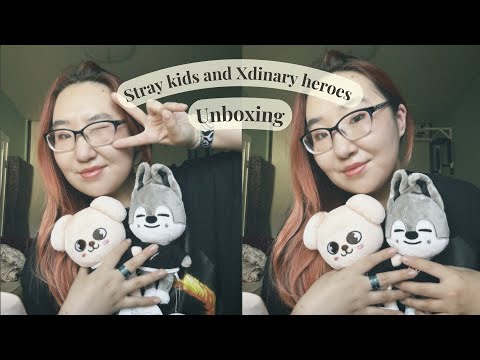 Видео: распаковка/ обзор на skzoo plush, xdinary heroes фотокарточки | unboxing Stray kids, Xdinary Heroes