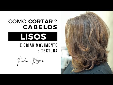 Видео: Как подстричь прямые волосы и создать движение и текстуру