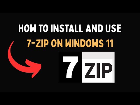 Видео: Как установить и использовать 7 Zip в Windows 11