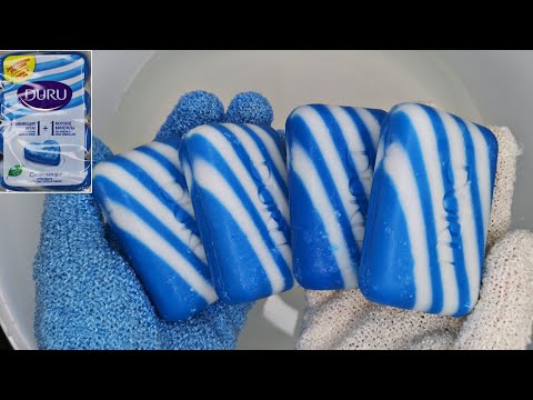 Видео: МЫЛЬНАЯ КЛАССИКА - DURU "МОРСКИЕ МИНЕРАЛЫ"/ ГУБКА - ПЕРЧАТКИ! АСМР МЫЛЕНИЕ! ВИДЕО АНТИСТРЕСС!