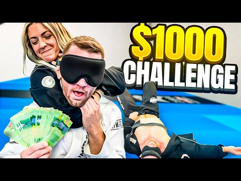 Видео: 1000 долларов, если мои ученики по бразильскому джиу-джитсу выставят меня... с завязанными глазами.