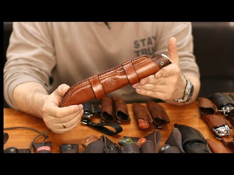 Видео: Кованые ножи. Ножны. Продажа. Выпуск 73. Боевой Варяг.