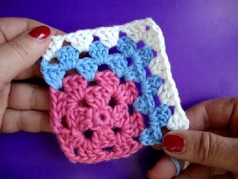 Видео: Вязание крючком Урок 243 Как вязать квадрат Crochet granny square