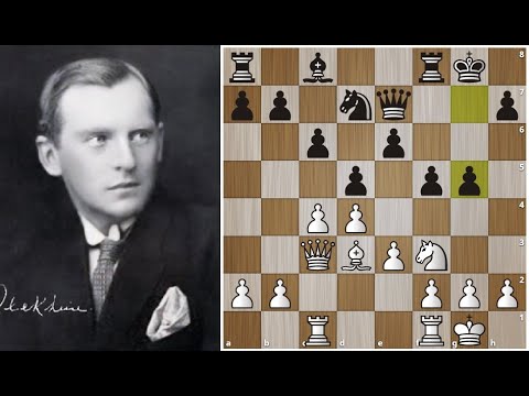 Видео: Александр Алехин разбивает "Каменную стену"! Шахматы.