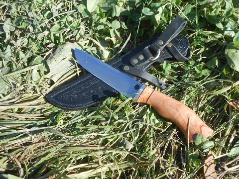 Видео: Кований ніж з уламків трофейного кулемета ПКМ