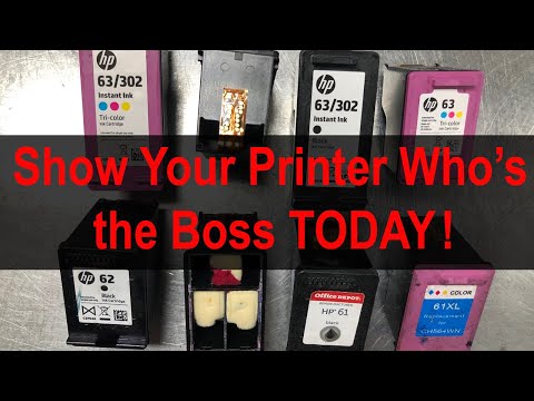 Видео: Полное руководство по заправке встроенных картриджей HP