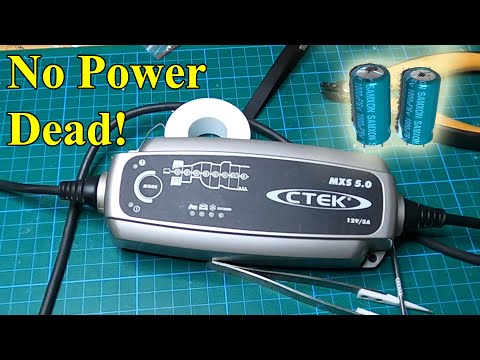 Видео: Автомобильное зарядное устройство CTEK MXS 5.0 неисправно, нет питания, ремонт — можно ли это поч...
