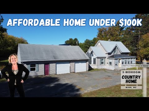 Видео: Дом с 3 спальнями до 100 000 долларов | Недвижимость в штате Мэн