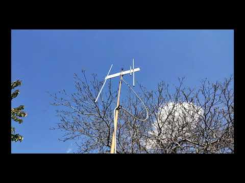 Видео: Диполь 145/430 с рефлектором двухдиапазонный