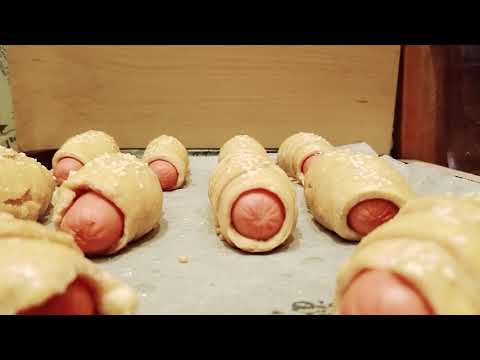 Видео: Сосиски в творожном  тесте