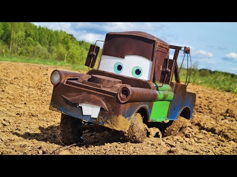 Видео: Да, это огромный МЭТР на РАДИОУПРАВЛЕНИИ 4x4 ... Собрал, покрасил и пробую на бездорожье.