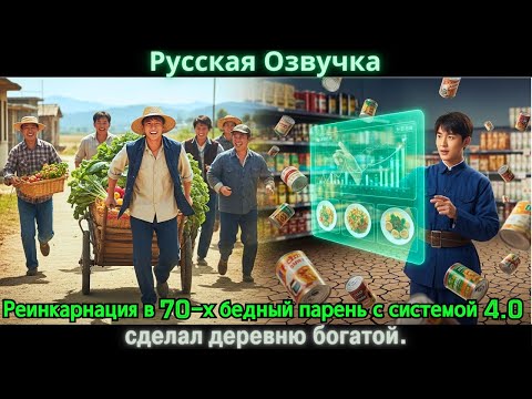 Видео: Реинкарнация в 70-х бедный парень с системой 4.0 сделал деревню богатой. #дорама#2025